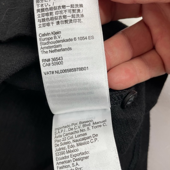 Calvin Klein Colorblocked Black Polo Shirt XXL - Picture 10 of 12